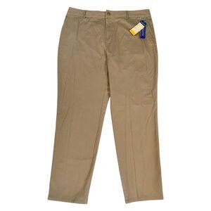 NWT Pendleton Classic Straight Leg Womens Pants Size 16 Tan Light Khaki